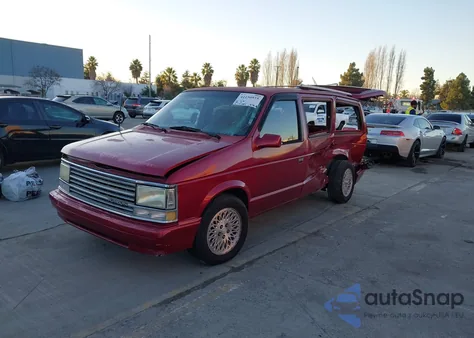 1989 Plymouth Grand Voyager Le z USA, uszkodzony, nr VIN 1P4FH5439KX695332